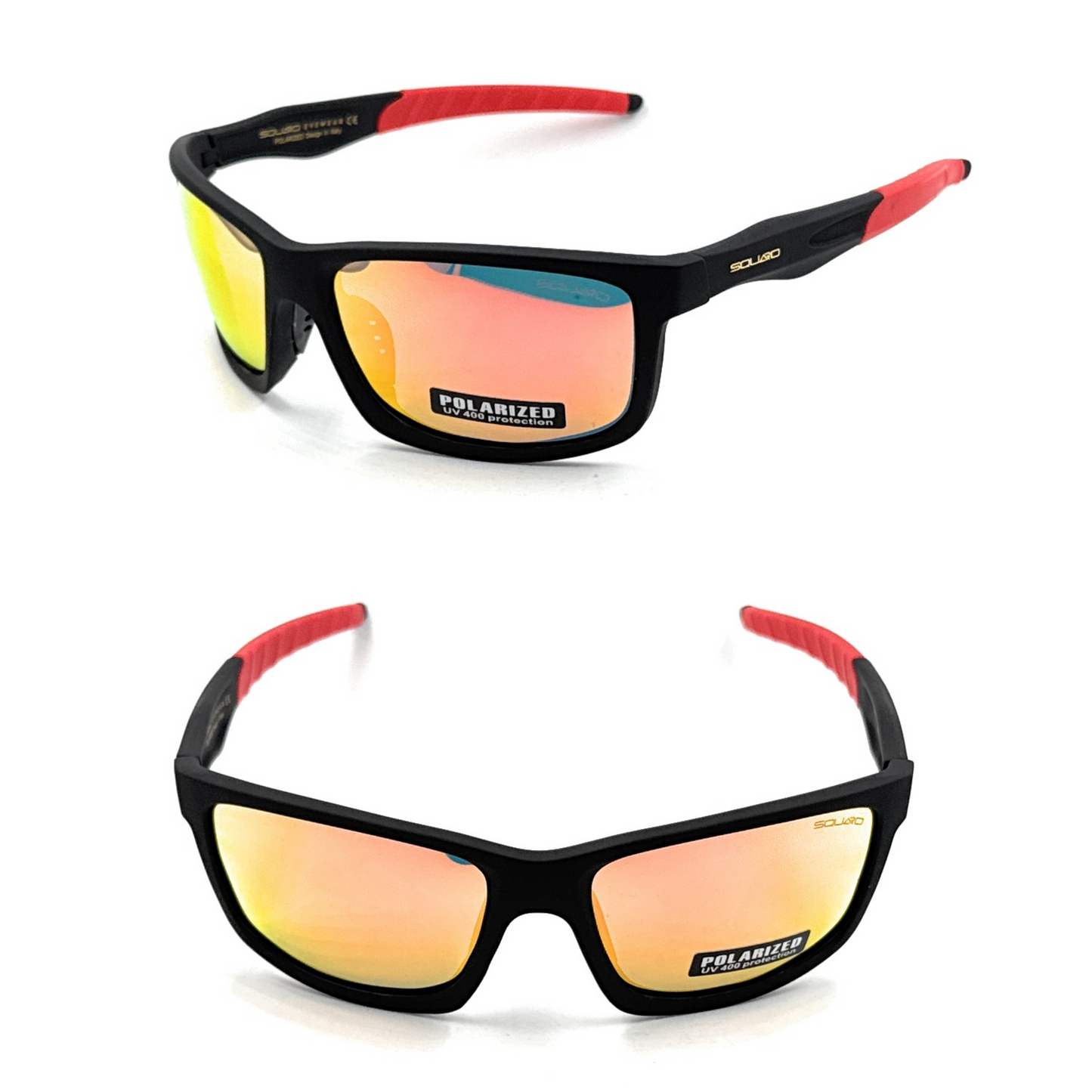 SQUARO Polarized Revo Mirror Sport Sunglasses premium quality UVA- UVB SQ20251560