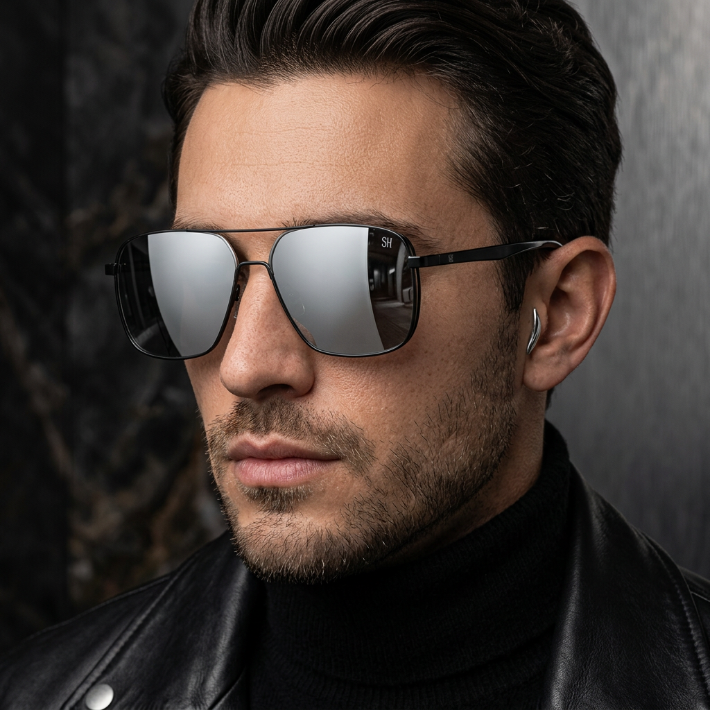 SQUARO Polarized Photochromic Aviator Sunglasses – TR90 + Metal Frame | UV400 Protection High Quality Light weight SQ20261611Square