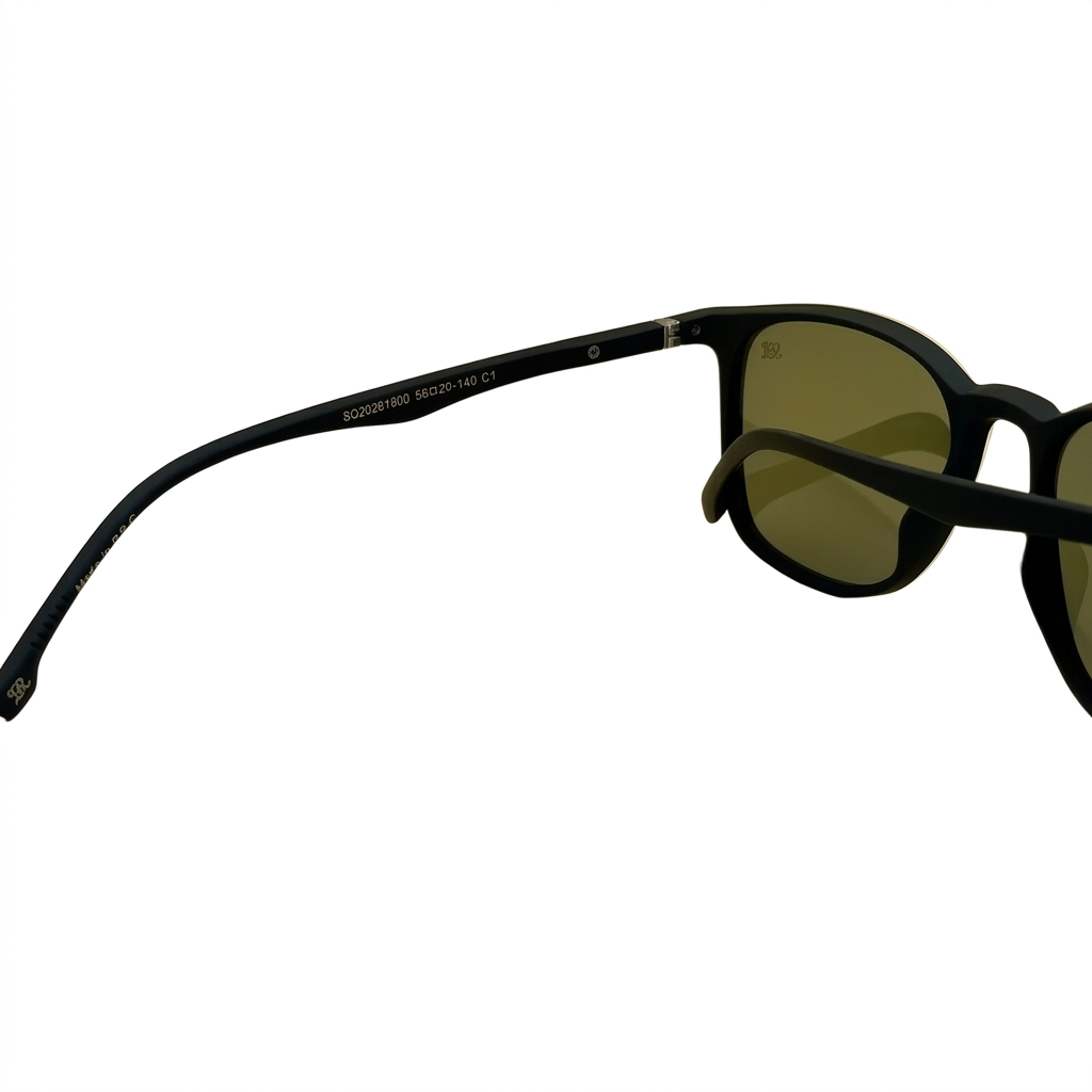 SQUARO Matte Black Polarized Sunglasses – Lightweight Premium quality Frame with Spring Hinges
SQ20261600