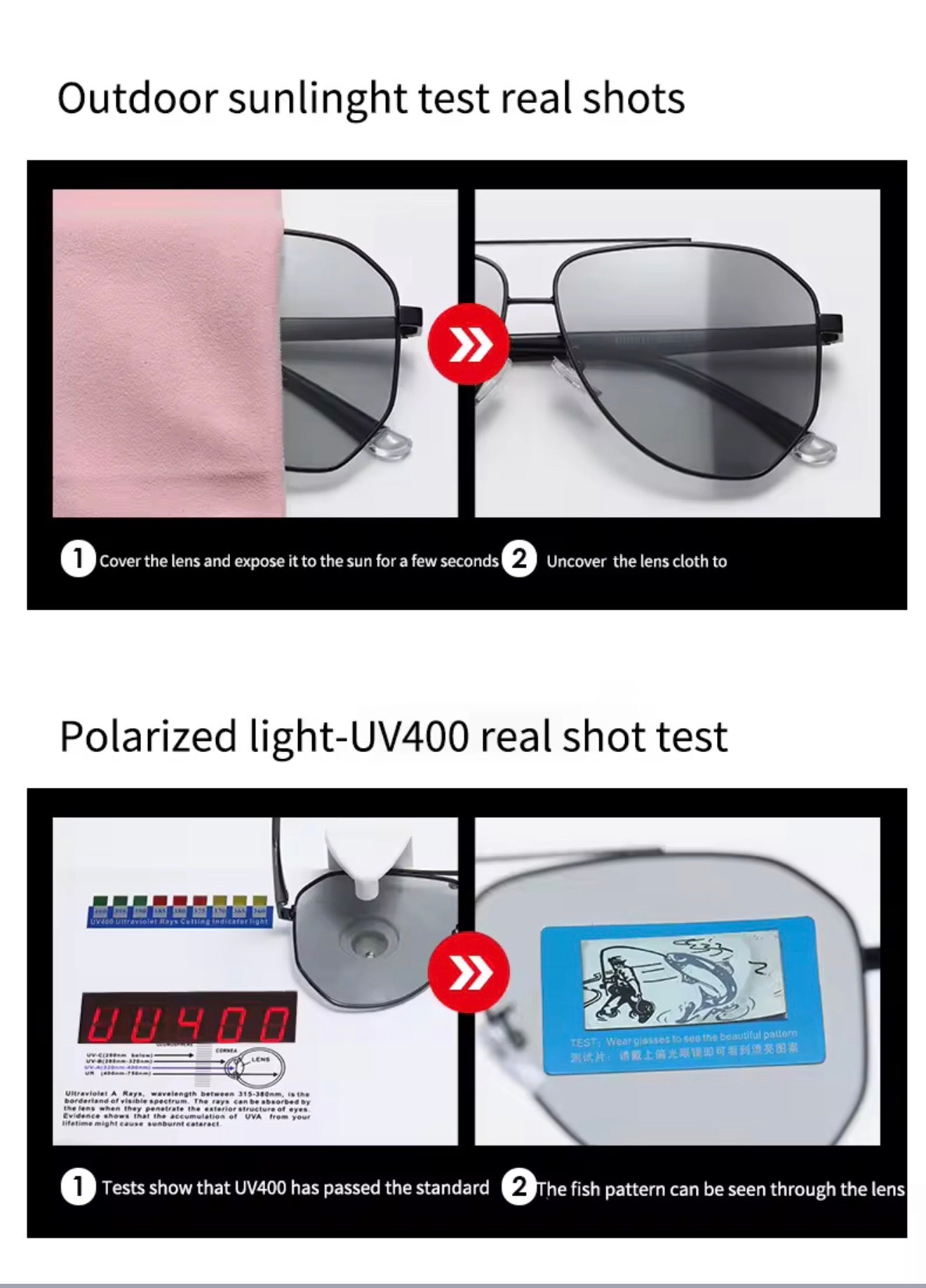 SQUARO Polarized Photochromic Square Sunglasses – TR90 + Metal Frame | UV400 Protection High Quality Light weight SQ20261611Square