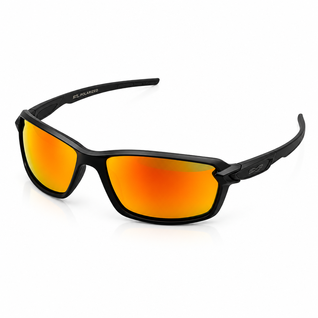SQUARO Rectangular POLARIZED Oversized Shield Sunglasses – Premium Black Frame UV400 Lenses  SQ20261610 67#19-131