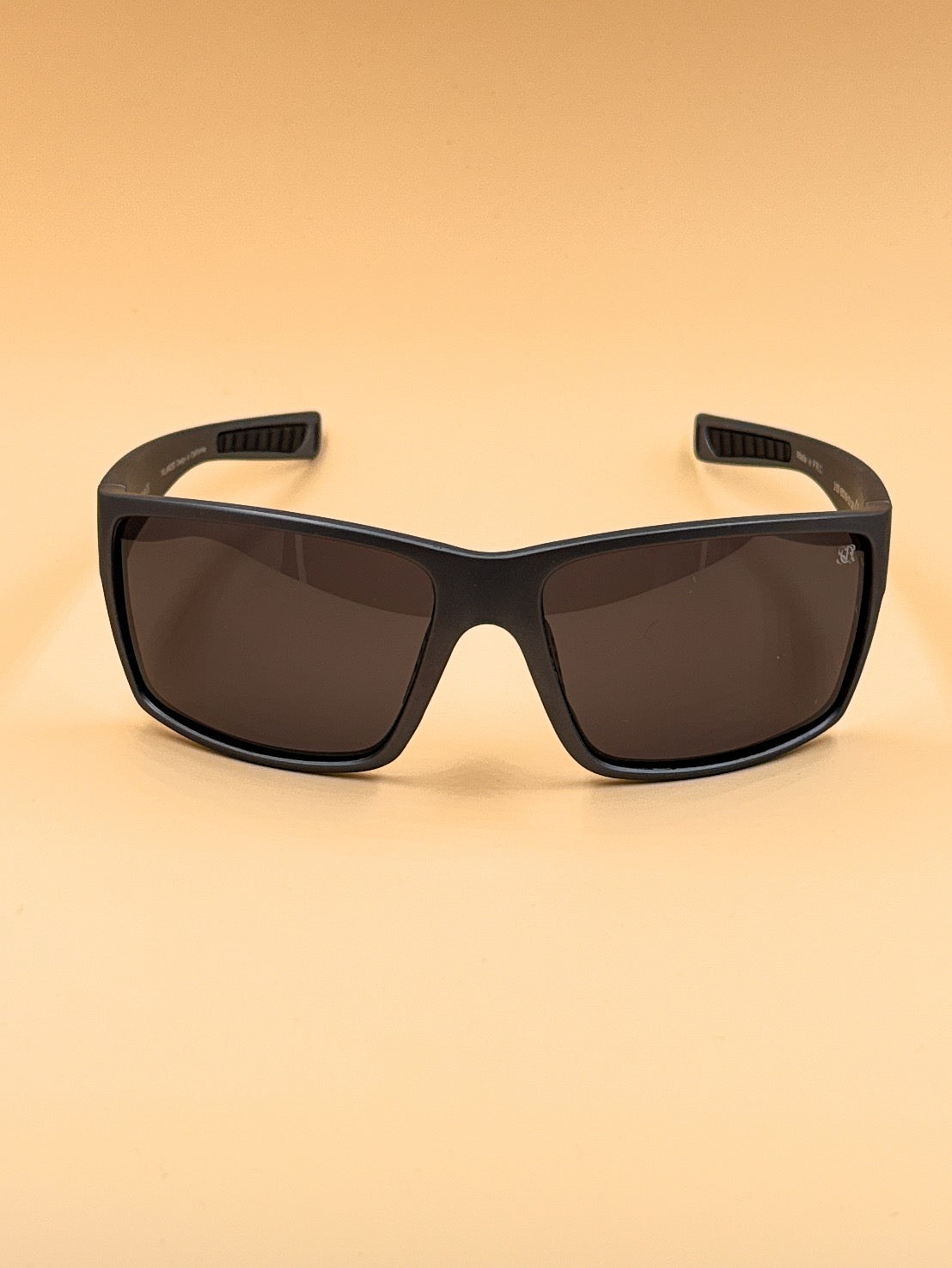 SQUARO 3150 Polarized Sport Sunglasses for Men – Matte Black Frame with Revo Polarized Lenses | UV400 Protection