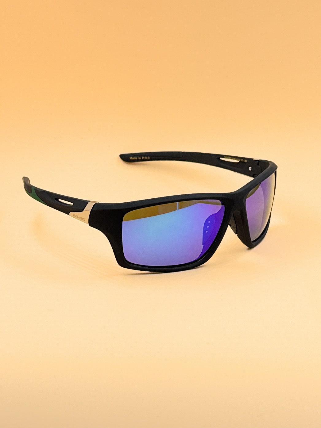 SQUARO SO20261586 POLARIZED Oversized Shield Sunglasses – Premium Black Frame with Gradient UV400 Lenses