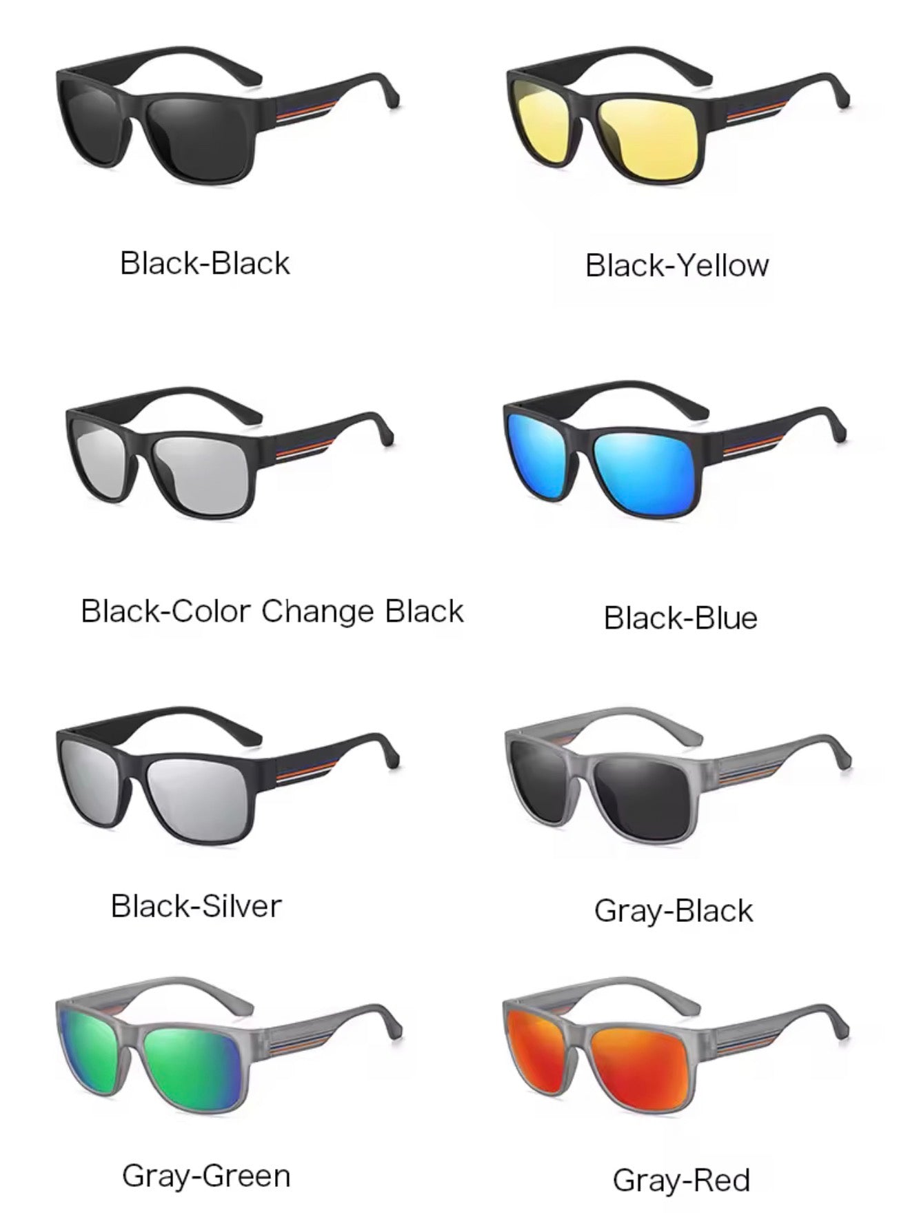 SQUARO Model 3018 Polarized Sunglasses – Matte Black Frame | UV400 Protection
