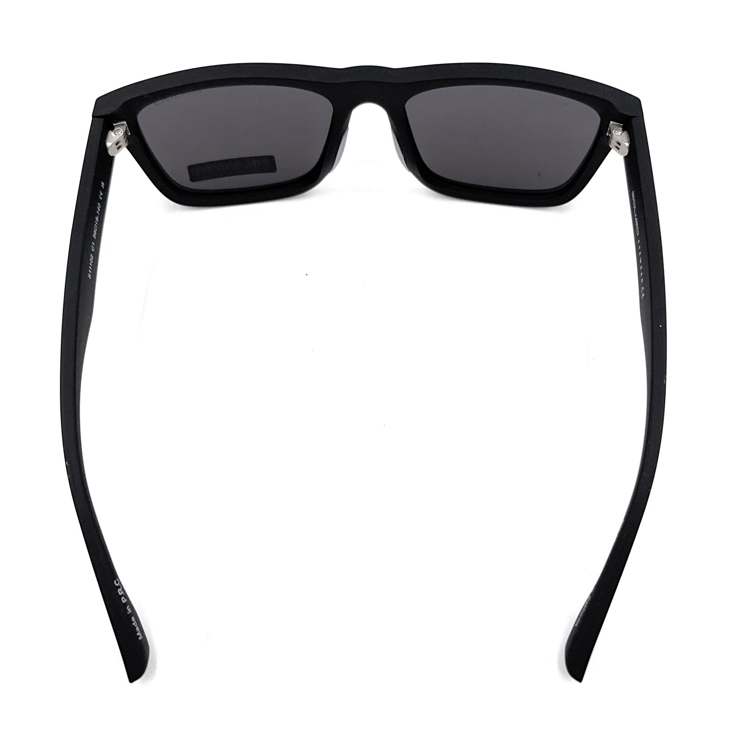 SQUARO Matte Black Polarized Sunglasses – Lightweight Premium quality TR90 Frame with the strong Hinges S11102