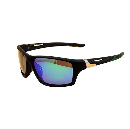 SQUARO SO20261586 POLARIZED Oversized Shield Sunglasses – Premium Black Frame with Gradient UV400 Lenses