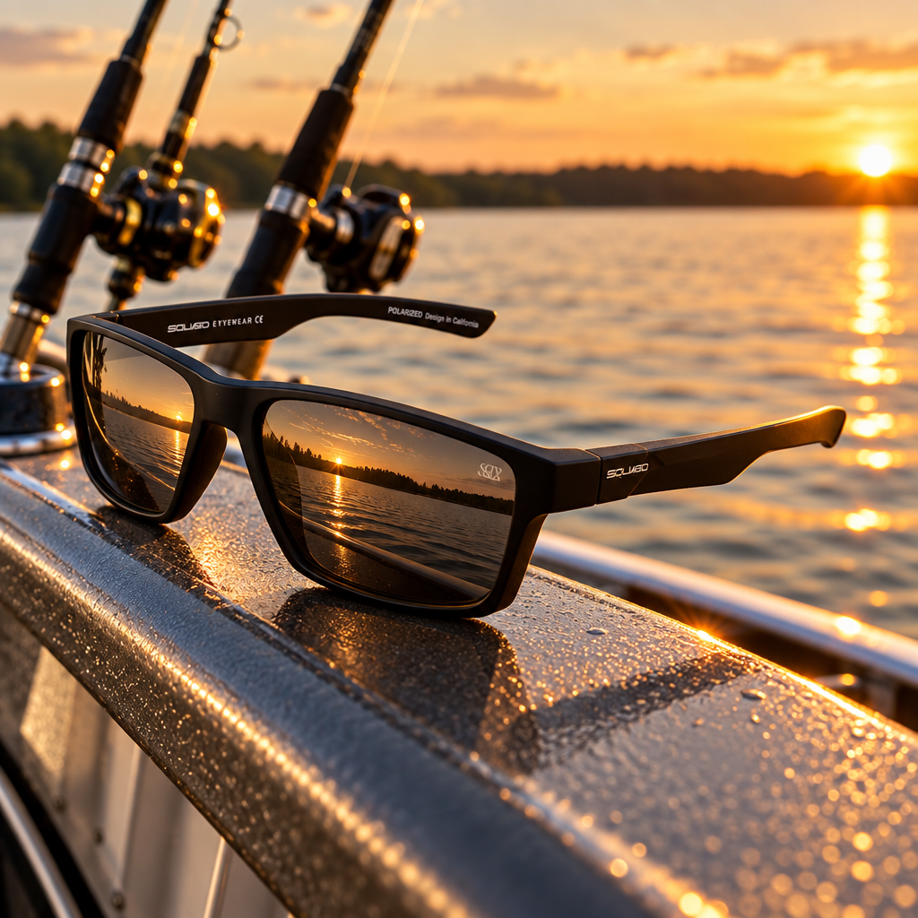 SQUARO Polarized Sunglasses Fishing Driving Hiking Running Rectangular Men Women Unisex UVB-UVA 400        3060 57#16-139(mm)