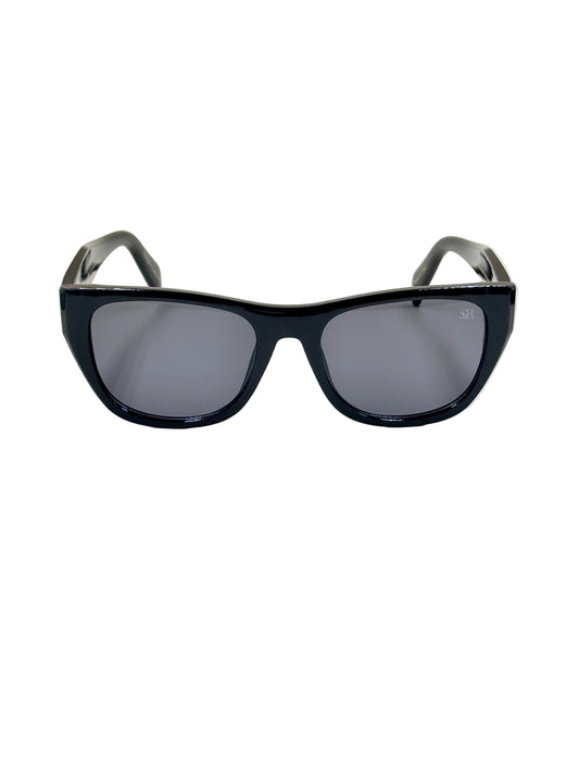 SQUARO Vintage Oversized Square Sunglasses for Women – UV400 Protection, Retro Thick Frame, Black & Tortoise SQ20261606