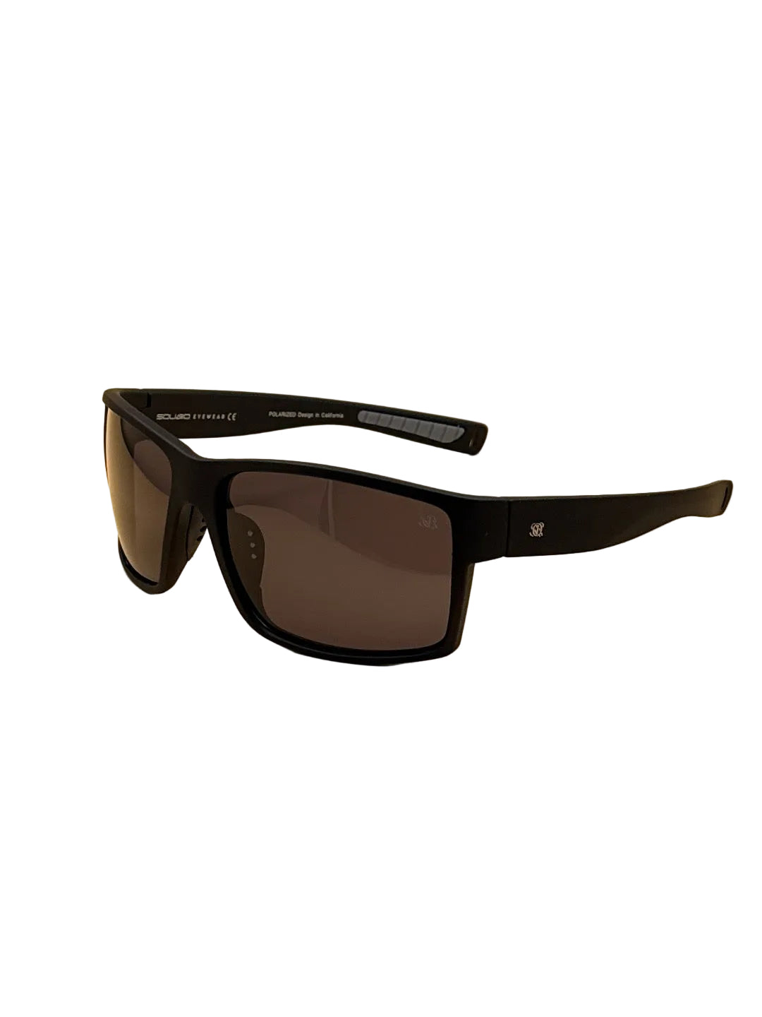 SQUARO 3150 Polarized Sport Sunglasses for Men – Matte Black Frame with Revo Polarized Lenses | UV400 Protection