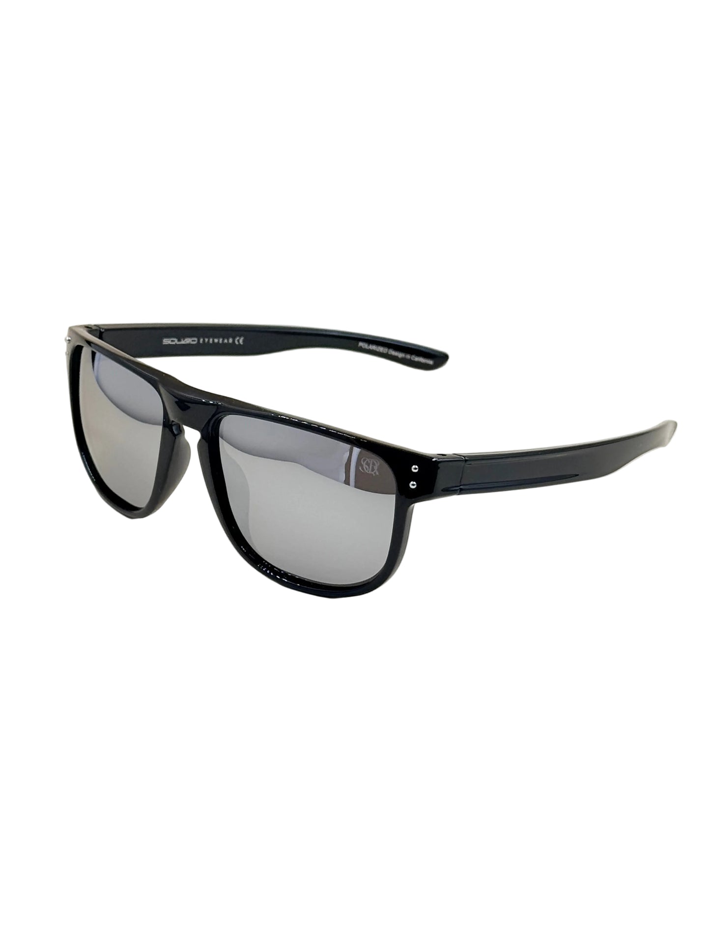 SQUARO TAC Polarized Sunglasses – Black Frame with Premium UV400 Protection SQ20261595 54#19-134