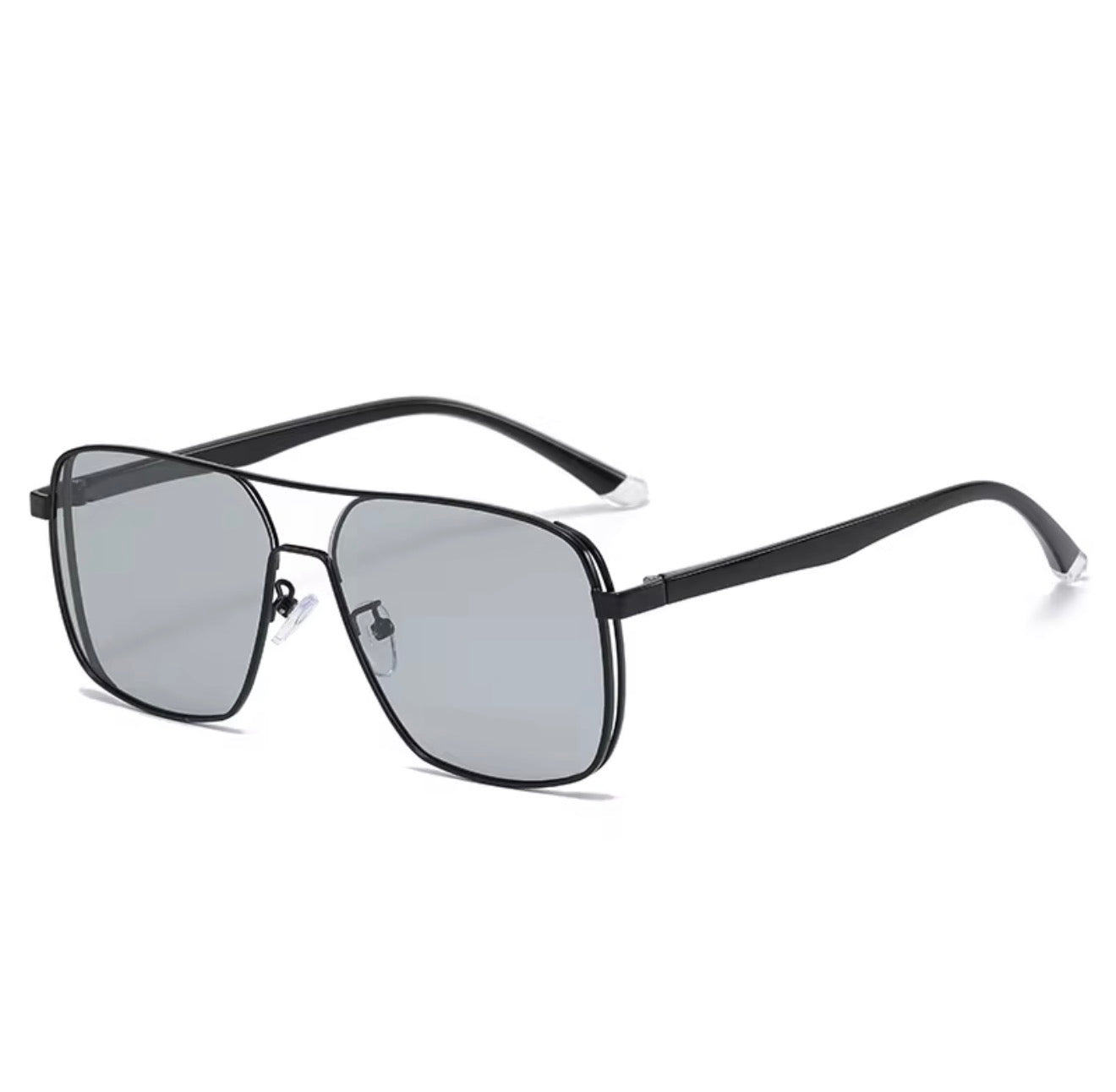 SQUARO Polarized Photochromic Aviator Sunglasses – TR90 + Metal Frame | UV400 Protection High Quality Light weight SQ20261611Square