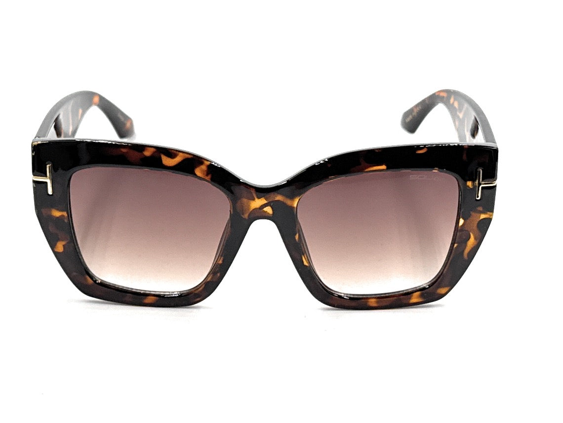 Women’s Cat-Eye Fashion Sunglasses – Premium Non-Polarized Gradient Purple Lens | SQUARO SQ20241521