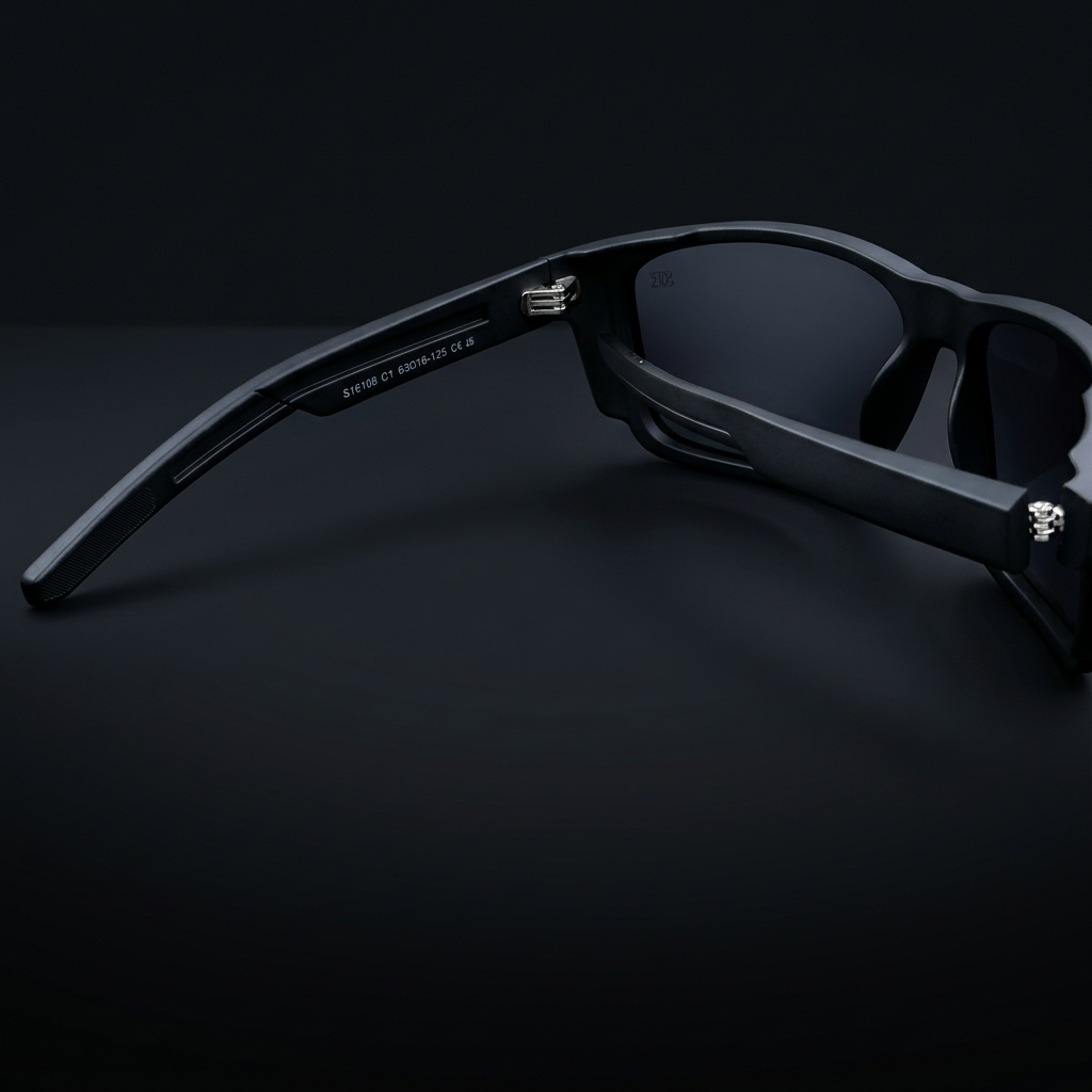 SQUARO Polarized Sunglasses Fishing Driving Hiking Running Rectangular Men Women Unisex UVB-UVA 400 S16108