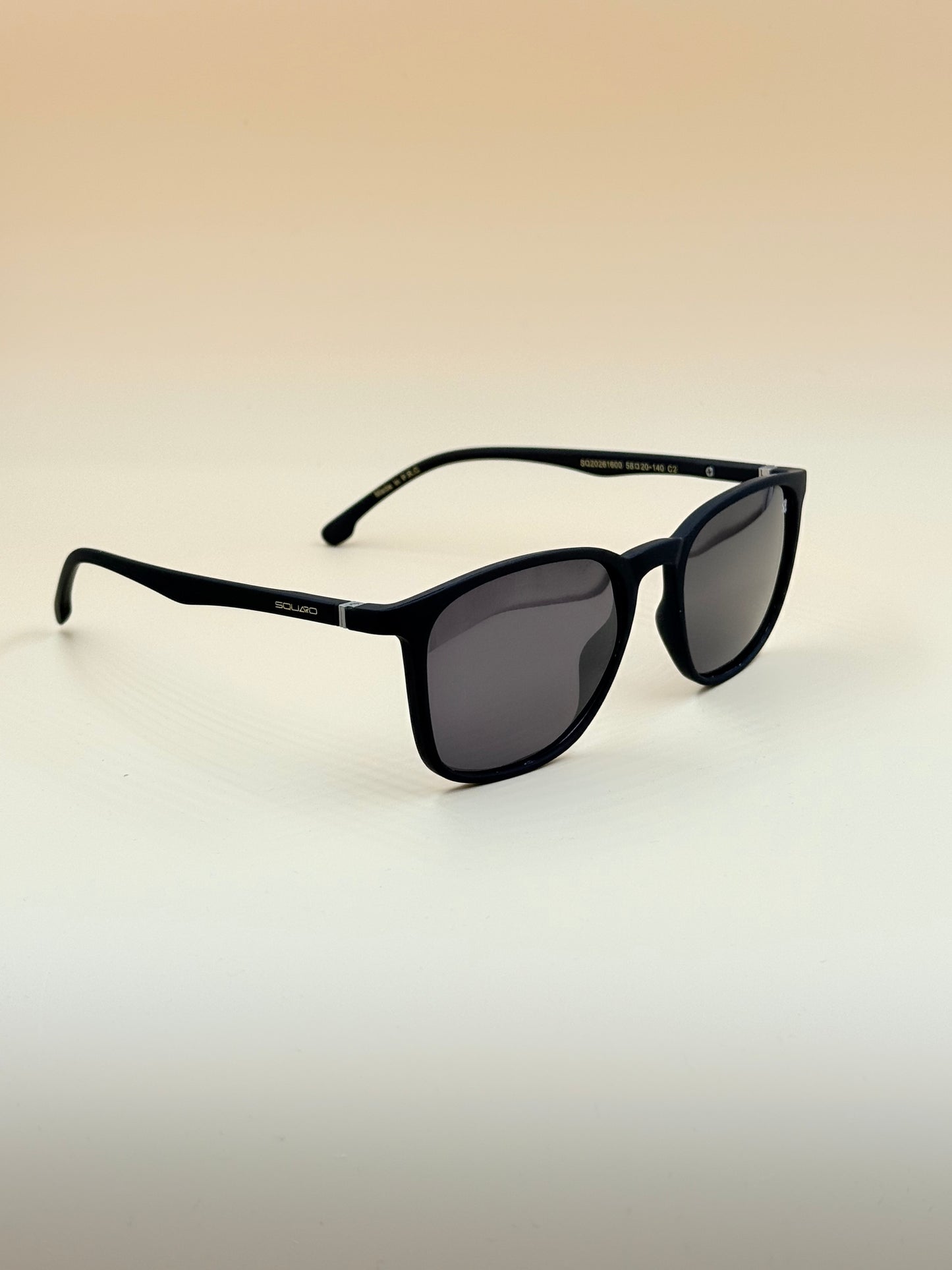 SQUARO Matte Black Polarized Sunglasses – Lightweight Premium quality Frame with Spring Hinges
SQ20261600