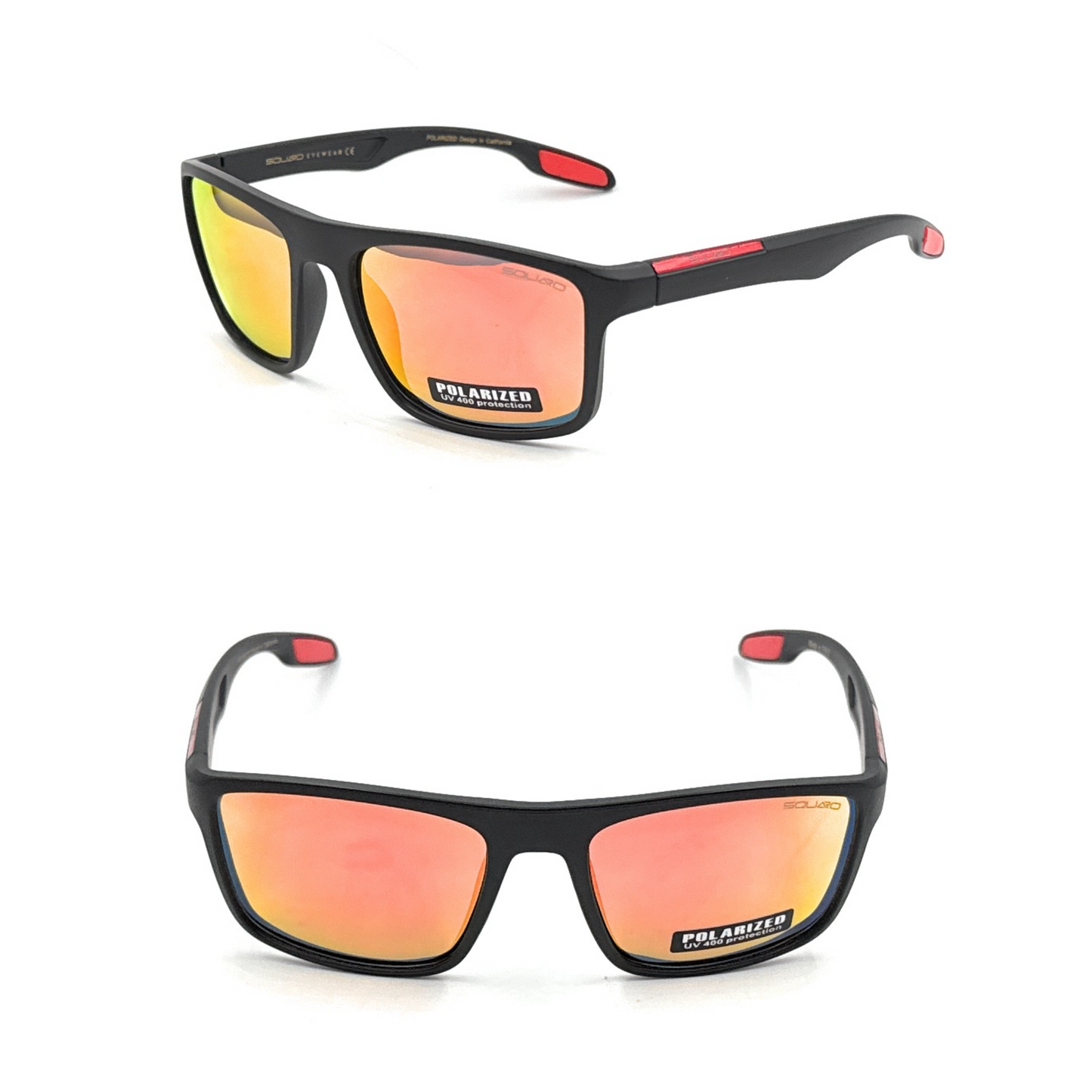 SQUARO Polarized Sunglasses Men Women Driving Fishing Biking Hiking UVB-UVA 400 SQ20251568