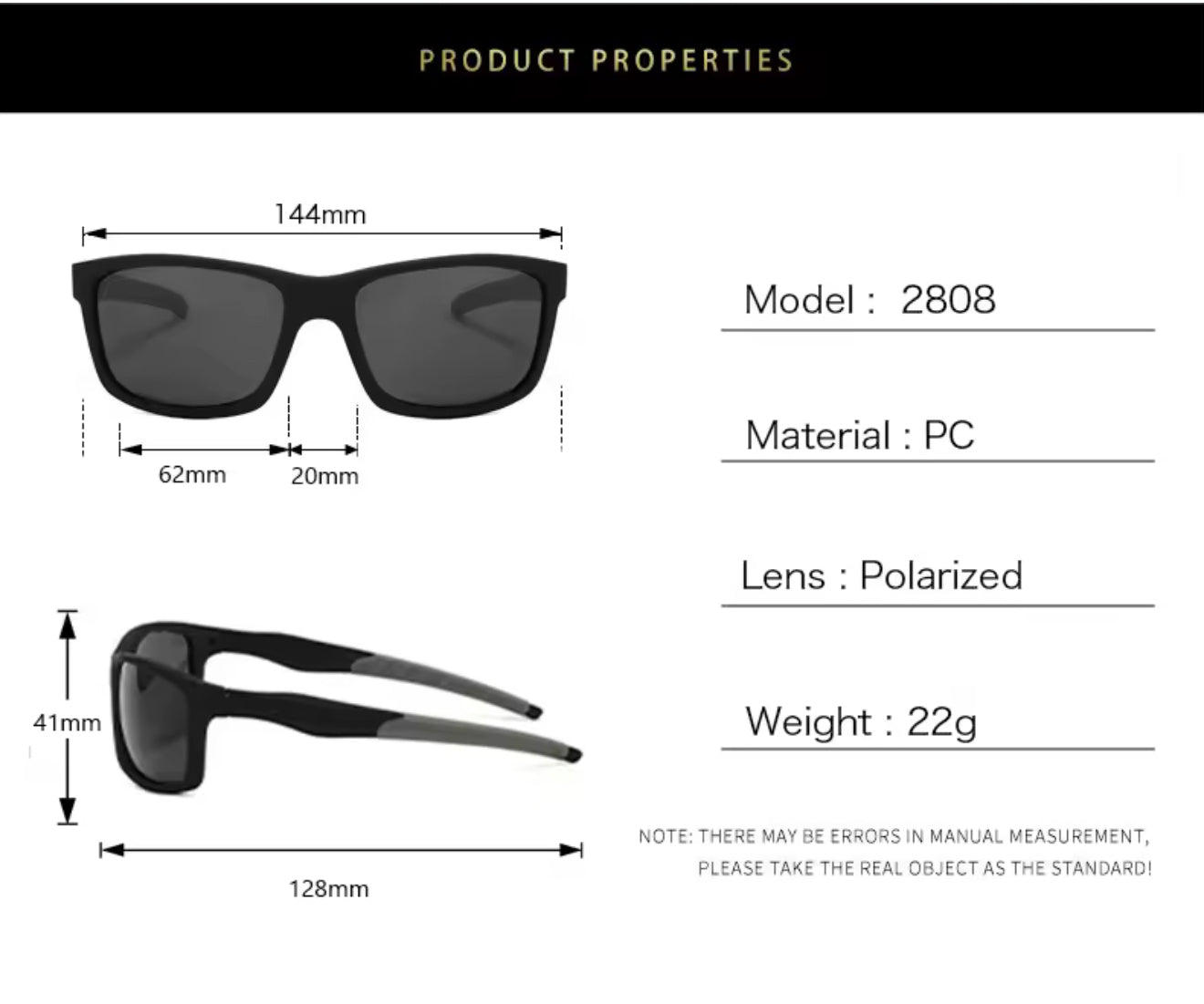 SQUARO Polarized Revo Mirror Sport Sunglasses premium quality UVA- UVB SQ20251560