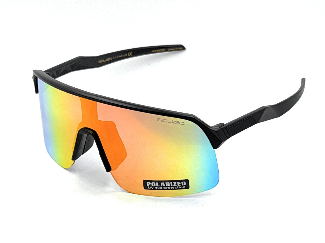 SQUARO Polarized Blue Mirror Sport Sunglasses Biking Fishing Hiking Running Driving All activities with the premium quality UVA-UVB SQ20251531