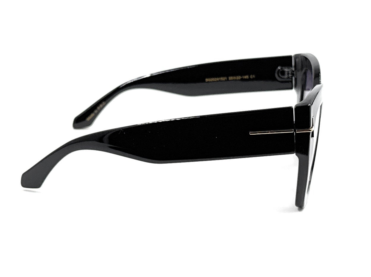 Women’s Cat-Eye Fashion Sunglasses – Premium Non-Polarized Gradient Purple Lens | SQUARO SQ20241521