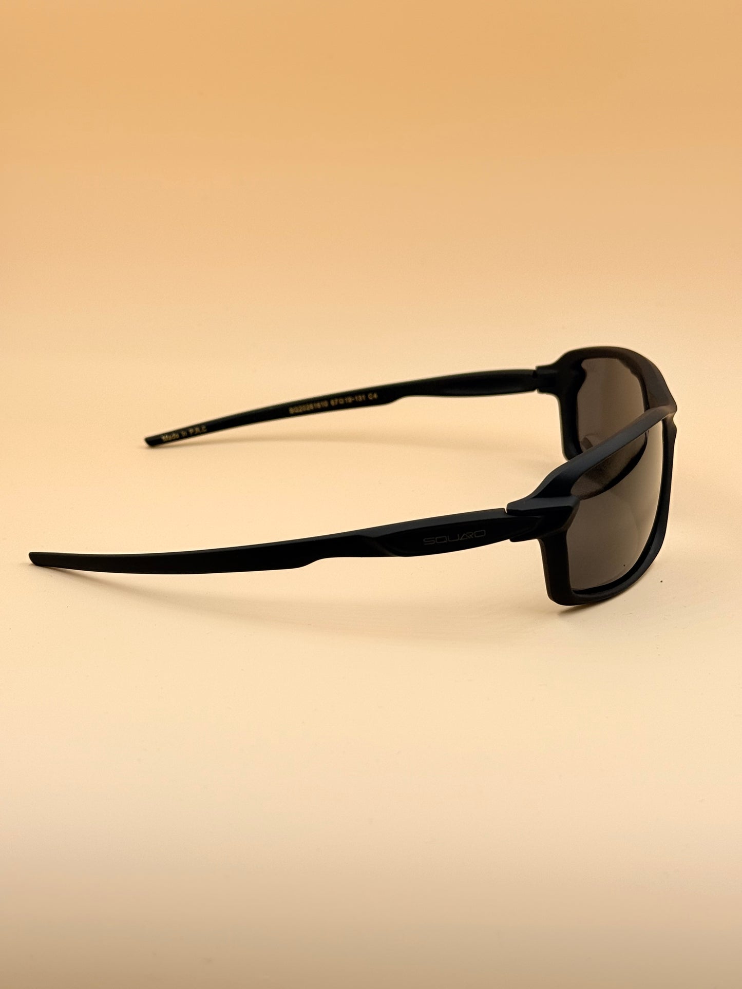 SQUARO Rectangular POLARIZED Oversized Shield Sunglasses – Premium Black Frame UV400 Lenses  SQ20261610 67#19-131
