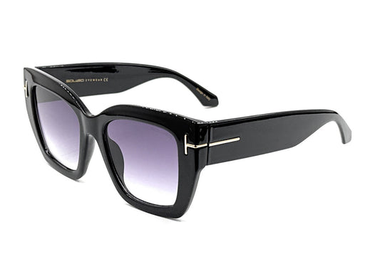 Women’s Cat-Eye Fashion Sunglasses – Premium Non-Polarized Gradient Purple Lens | SQUARO SQ20241521