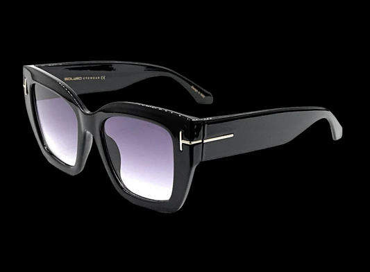 Women’s Cat-Eye Fashion Sunglasses – Premium Non-Polarized Gradient Purple Lens | SQUARO SQ20241521