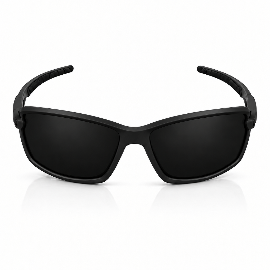 SQUARO Rectangular POLARIZED Oversized Shield Sunglasses – Premium Black Frame UV400 Lenses  SQ20261610 67#19-131