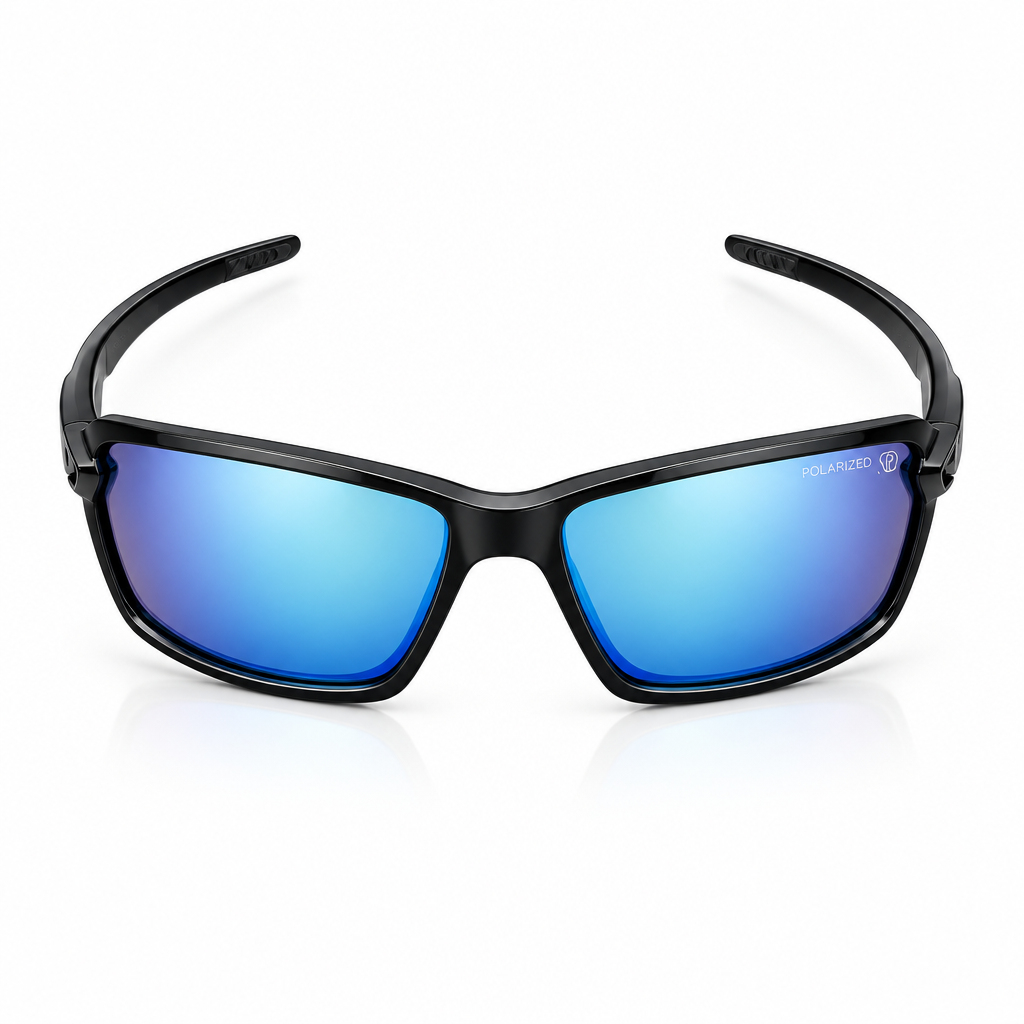 SQUARO Rectangular POLARIZED Oversized Shield Sunglasses – Premium Black Frame UV400 Lenses  SQ20261610 67#19-131