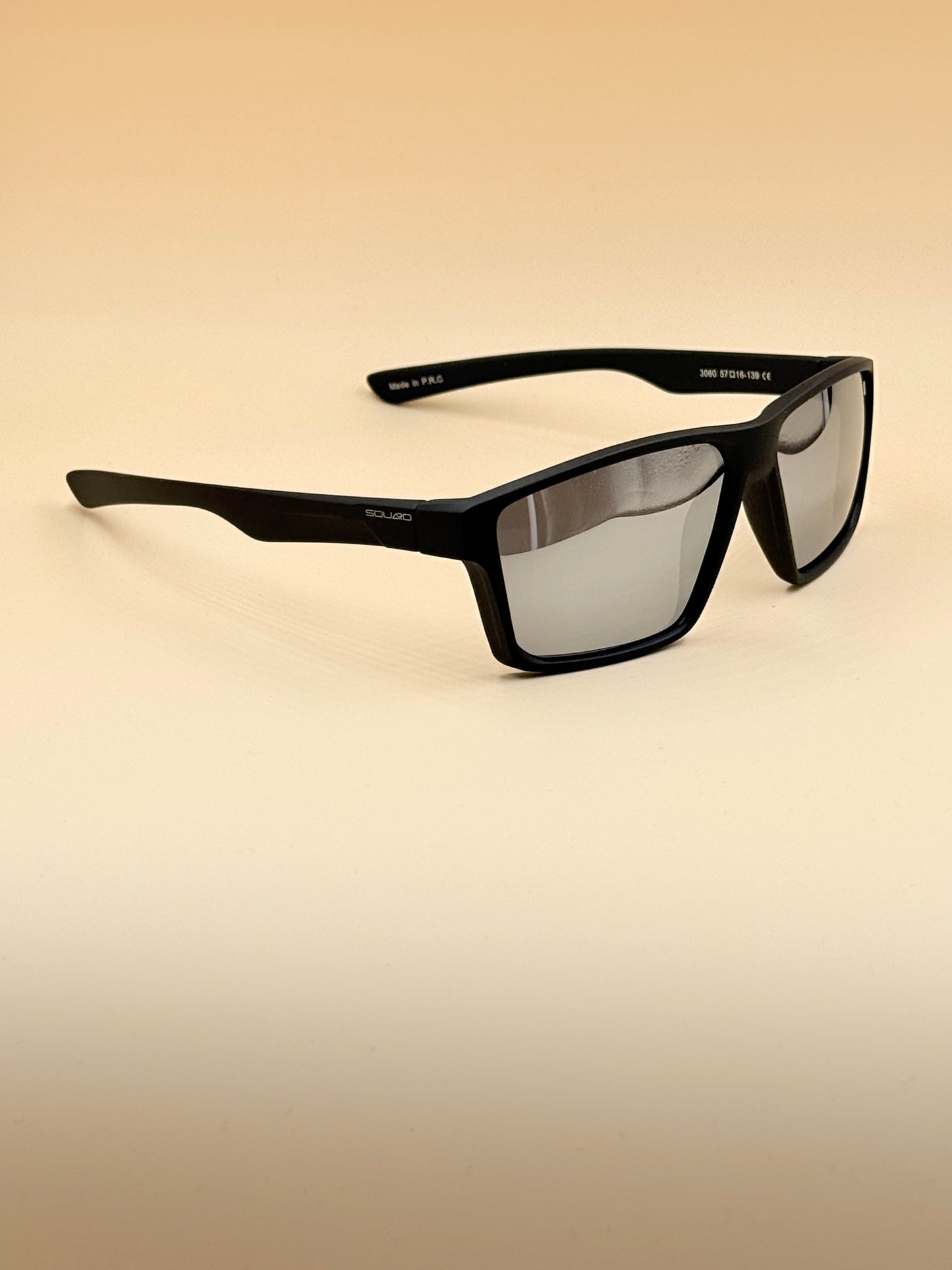 SQUARO Polarized Sunglasses Fishing Driving Hiking Running Rectangular Men Women Unisex UVB-UVA 400        3060 57#16-139(mm)
