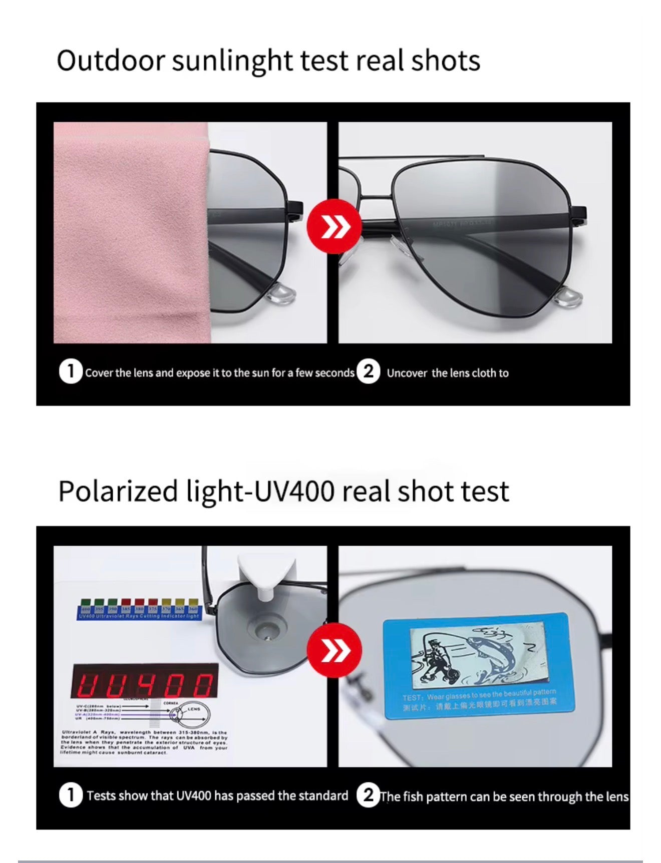SQUARO Polarized Photochromic Aviator Sunglasses – TR90 + Metal Frame | UV400 Protection High Quality Light weight SQ20261611Square