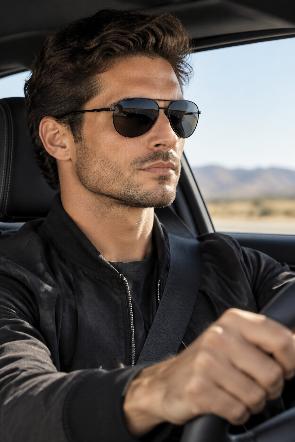 SQUARO Polarized Aviator Sunglasses Premium Metal Frame with the spring hinges | UV400 Protection High Quality Light weight SQ20261607
