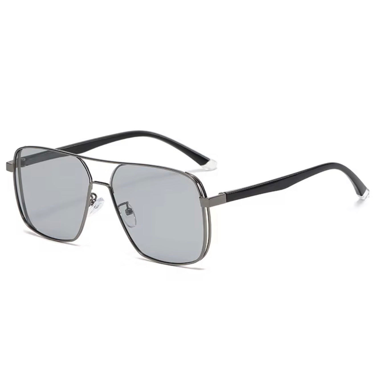 SQUARO Polarized Photochromic Aviator Sunglasses – TR90 + Metal Frame | UV400 Protection High Quality Light weight SQ20261611Square