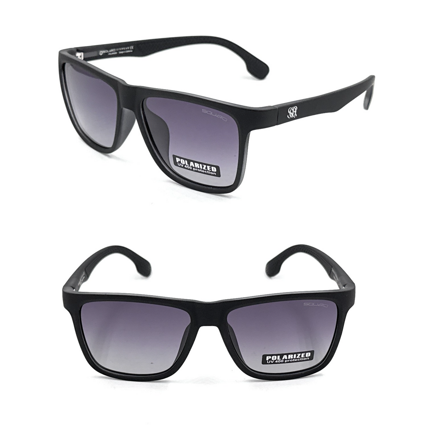 SQUARO Matte Black Polarized Sunglasses – Lightweight Premium quality Frame with Spring Hinges
SQ20241517