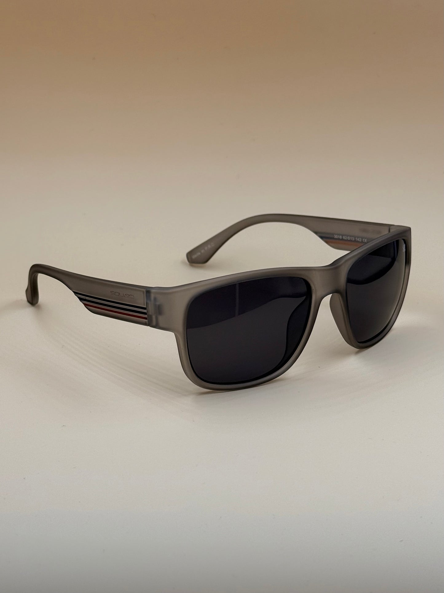 SQUARO Model 3018 Polarized Sunglasses – Matte Black Frame | UV400 Protection