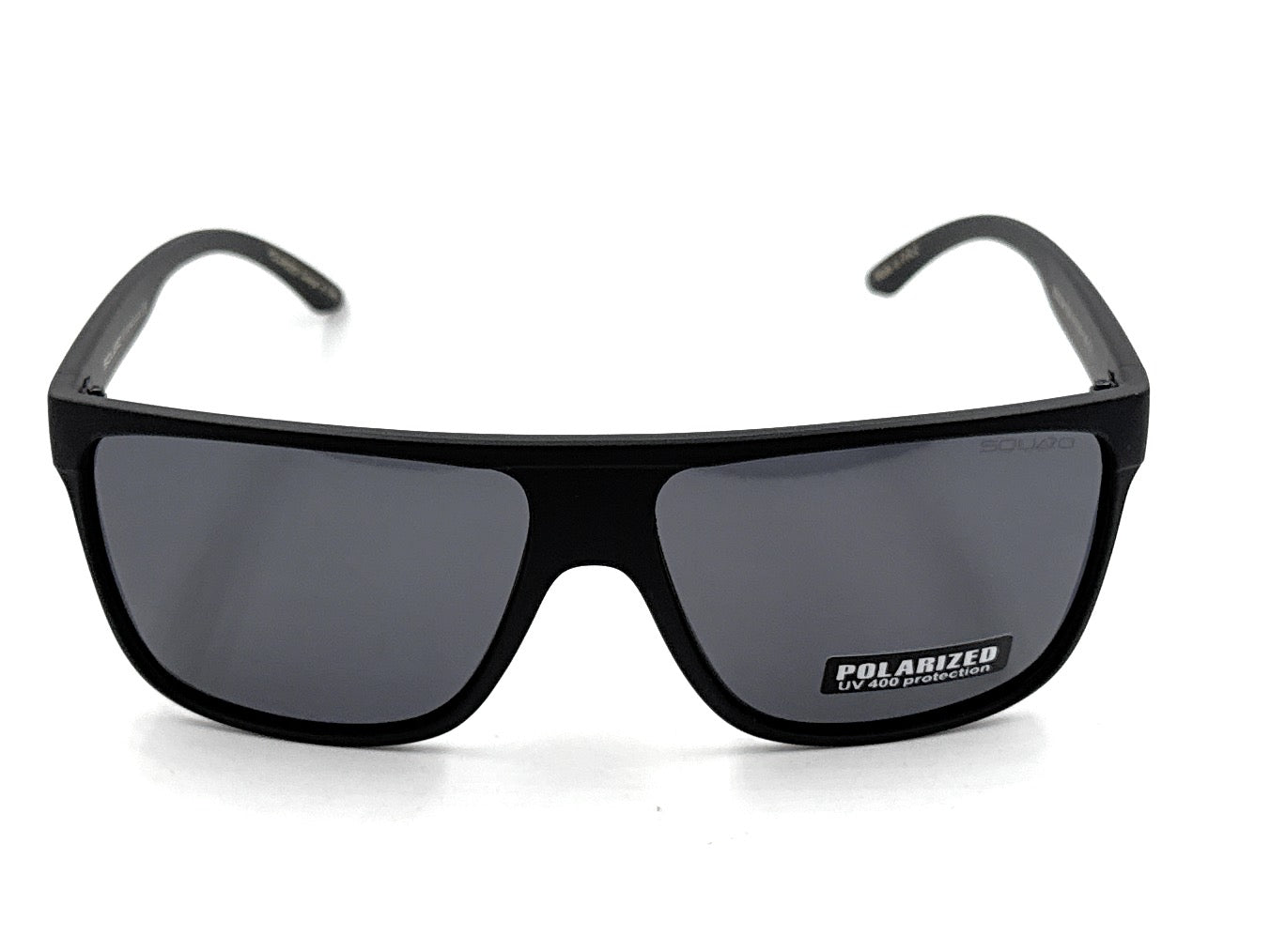 SQUARO TAC Polarized Sunglasses – Matte Black Frame with Soft Touch Rubber Coating | Premium UV400 Protection SQ20241529