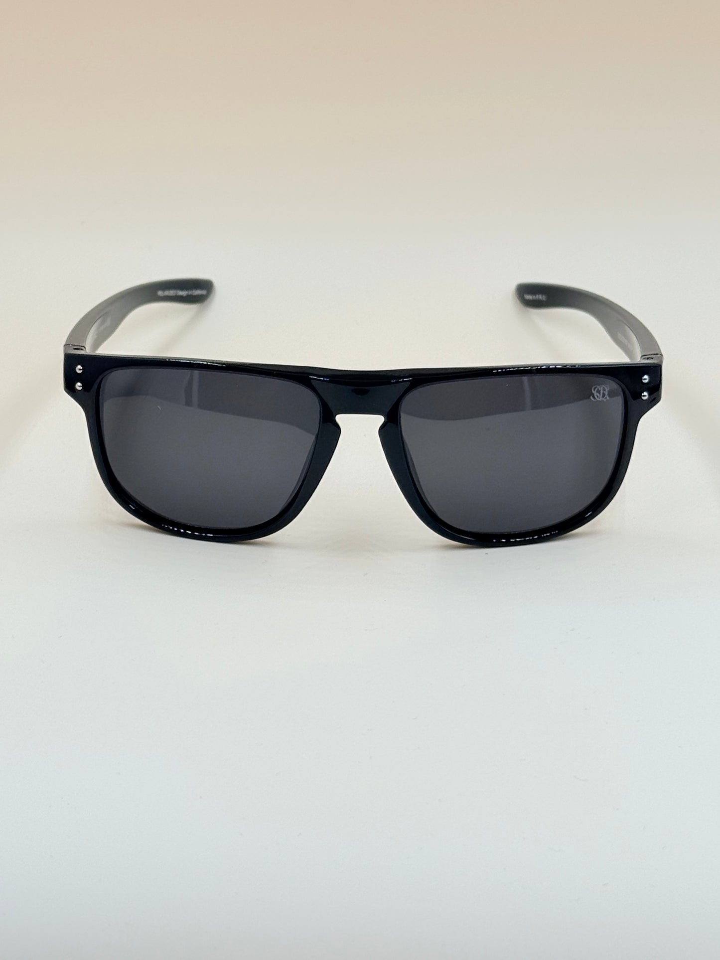 SQUARO TAC Polarized Sunglasses – Black Frame with Premium UV400 Protection SQ20261595 54#19-134