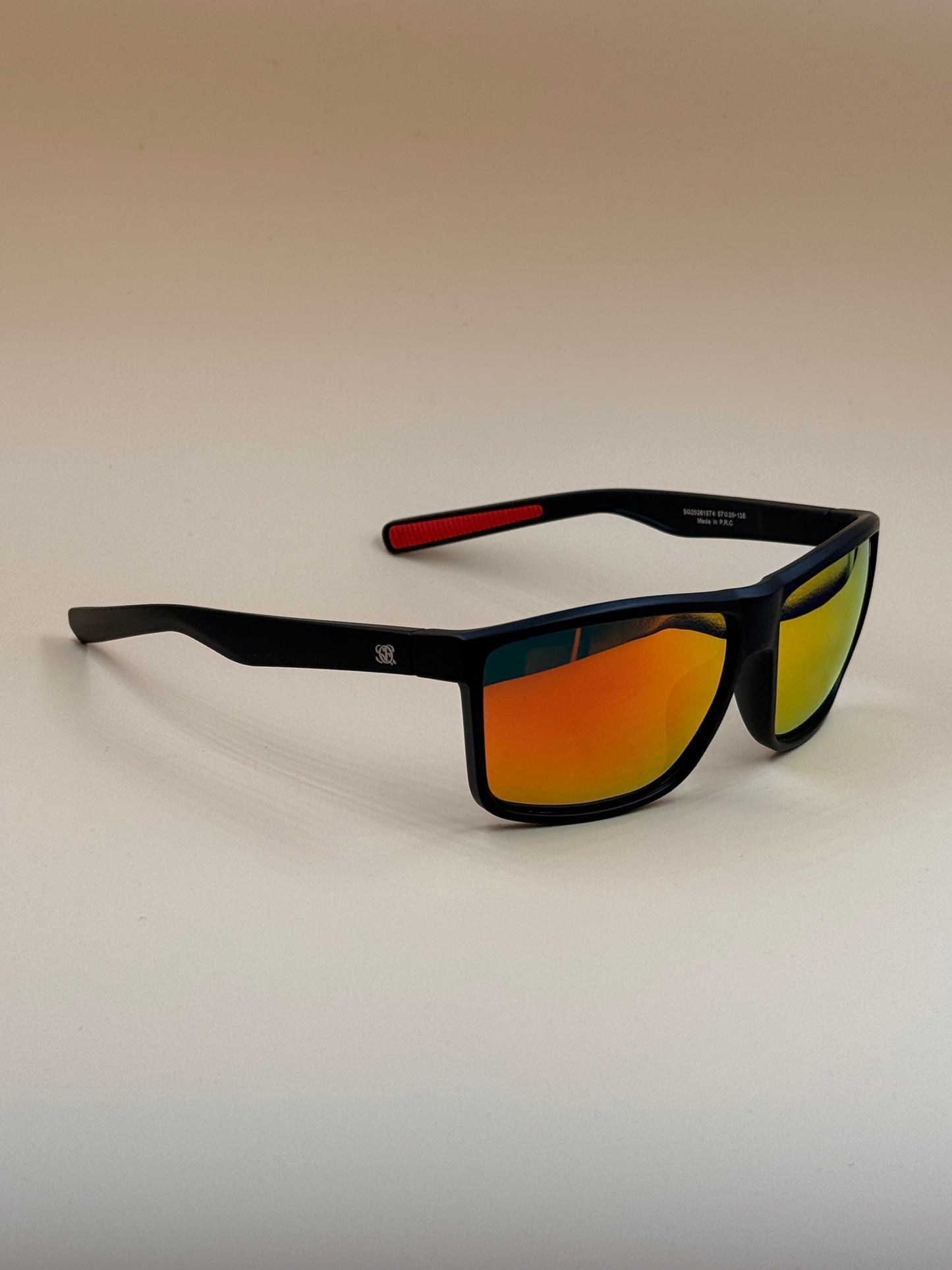 SQUARO Polarized Sunglasses – Men women Lightweight Classic Square Frame wrap style Driving Fishing sport    UVA-UVB SQ20261574