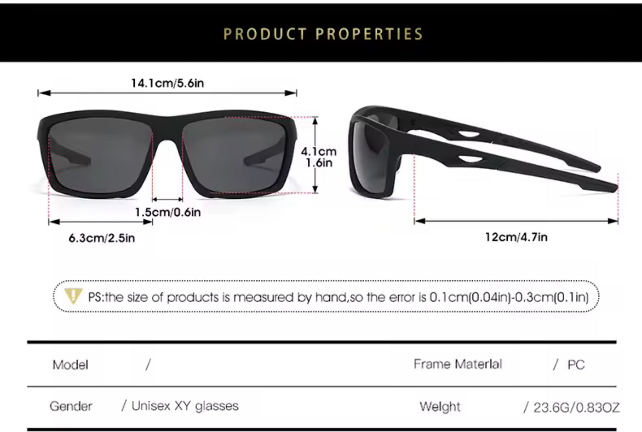 SQUARO Polarized Revo Mirror Sport Sunglasses premium quality UVA- UVB SQ20251561