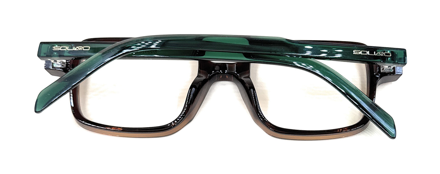SQUARO SQ20261583 Rectangular Unisex Sunglasses – Classic Black Frame with Durable Flex Hinges