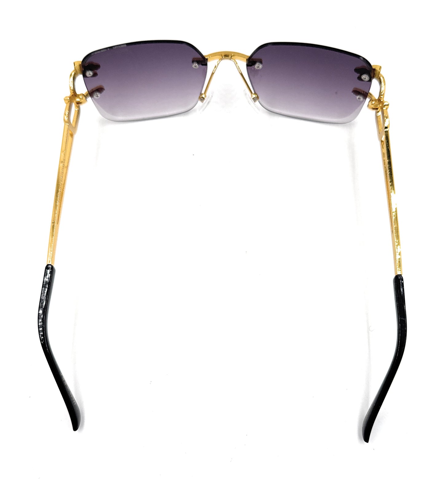 Luxury Rimless Geometric Sunglasses – Gradient Purple Lens | SQUARO Premium UVA- %100 protection SQ20251573