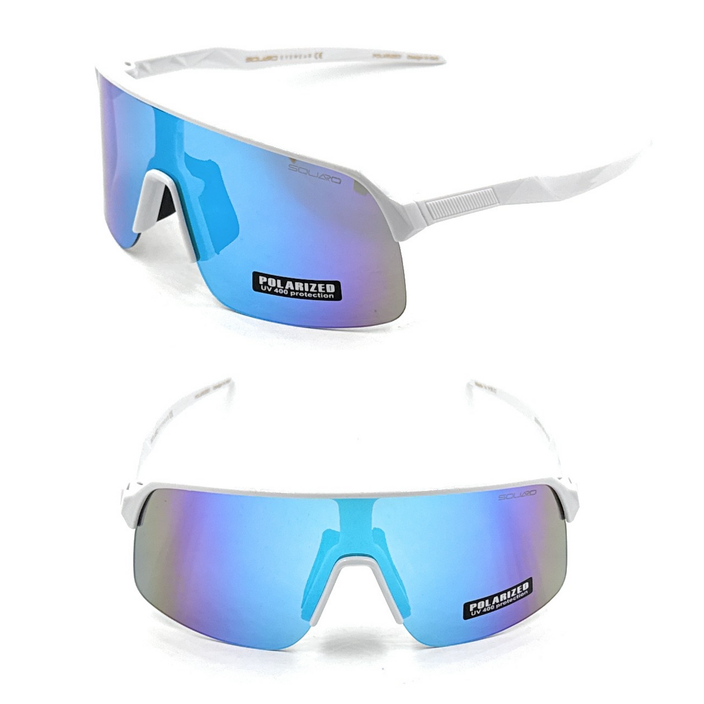 SQUARO Polarized Blue Mirror Sport Sunglasses Biking Fishing Hiking Running Driving All activities with the premium quality UVA-UVB SQ20251531