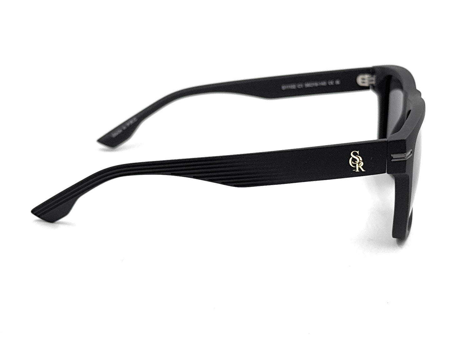 SQUARO Matte Black Polarized Sunglasses – Lightweight Premium quality TR90 Frame with the strong Hinges S11102