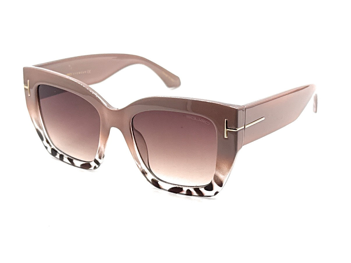 Women’s Cat-Eye Fashion Sunglasses – Premium Non-Polarized Gradient Purple Lens | SQUARO SQ20241521