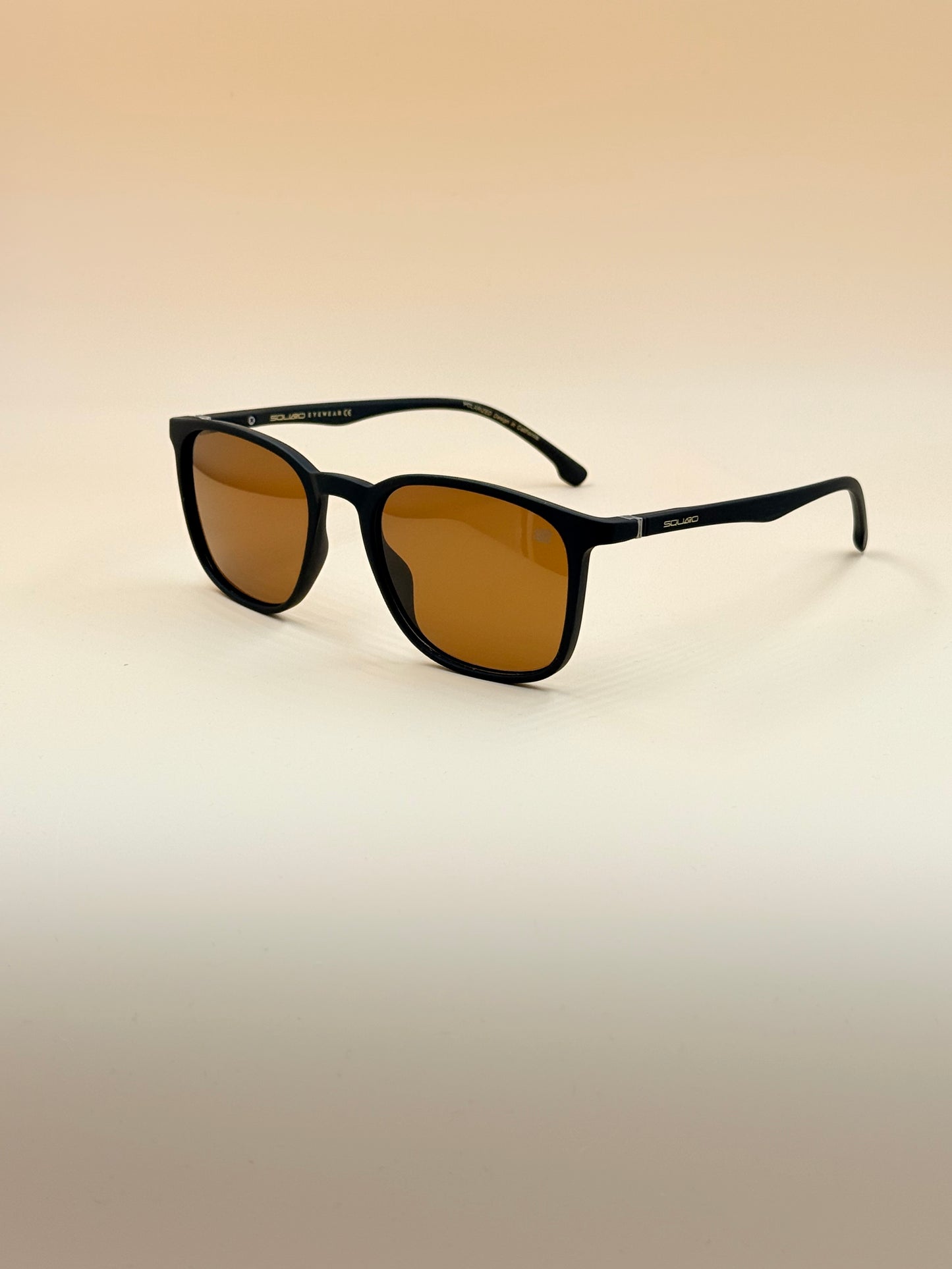SQUARO Matte Black Polarized Sunglasses – Lightweight Premium quality Frame with Spring Hinges
SQ20261600